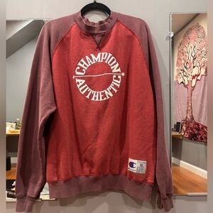 Champion Men's Burgundy Crewneck Sweater